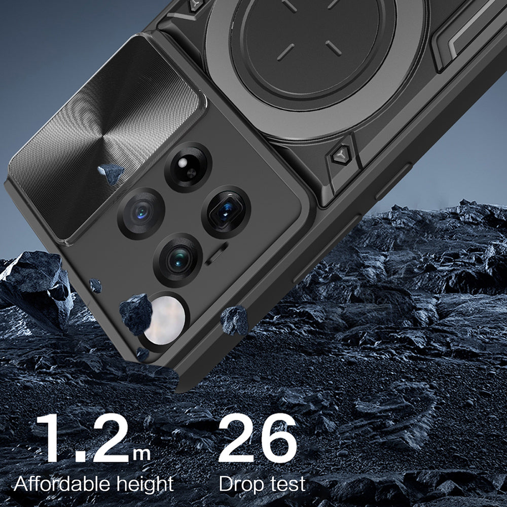 Coque pour OnePlus 12, Techsuit, CamGuard Pro, Noire