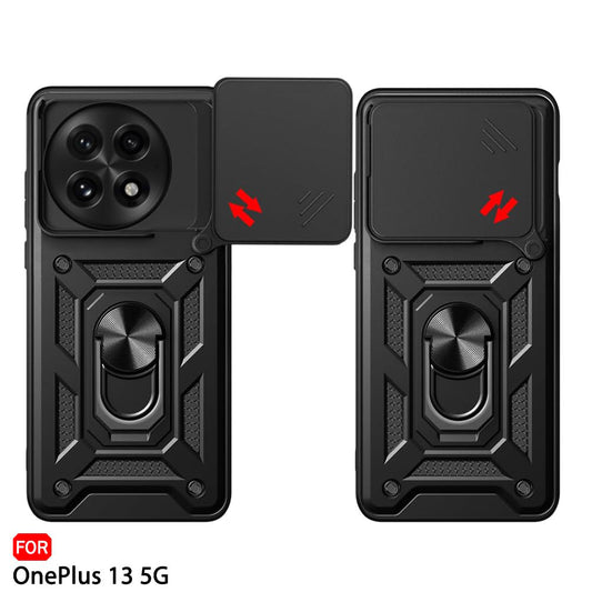 Coque pour OnePlus 13, Techsuit, CamShield, Noire