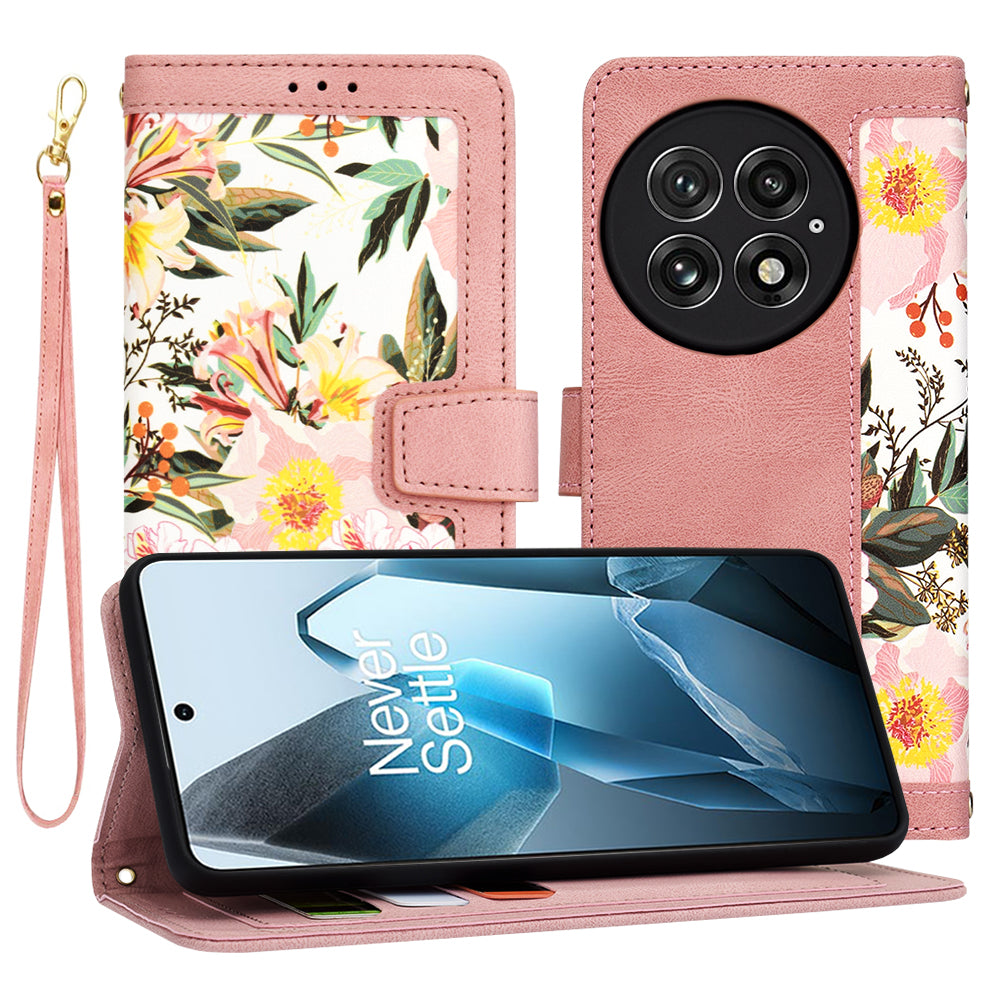 Coque pour OnePlus 13, Techsuit, FlipCraft, Rose