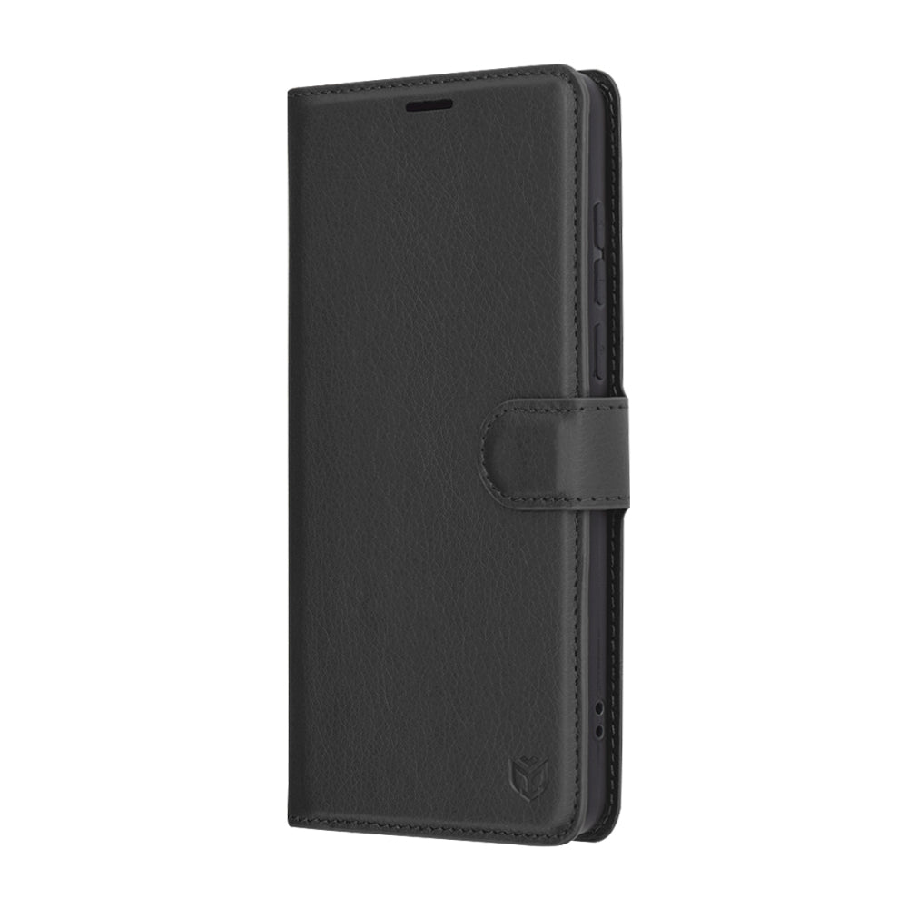 Coque pour OnePlus 13, Techsuit, Leather Folio, Noire
