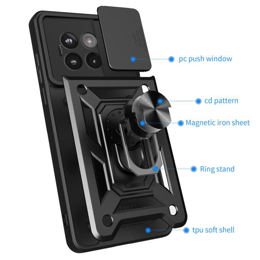 Coque pour OnePlus 13R, Techsuit, CamShield, Vert