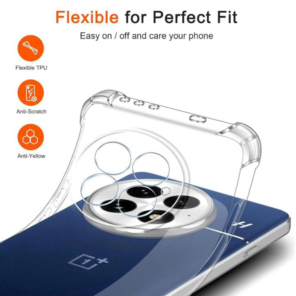 Coque pour OnePlus 13R, Techsuit, Anti-choc Claire, Transparente