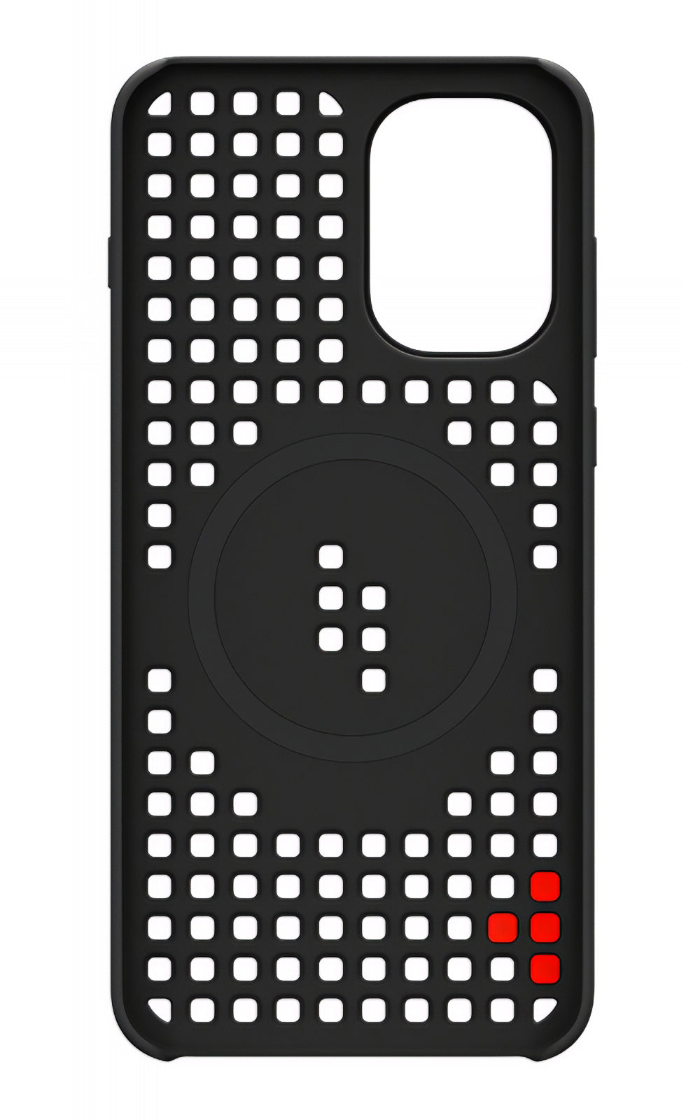 Coque pour OnePlus 15R, Hole Pattern Magnetic, Noire 5431102123