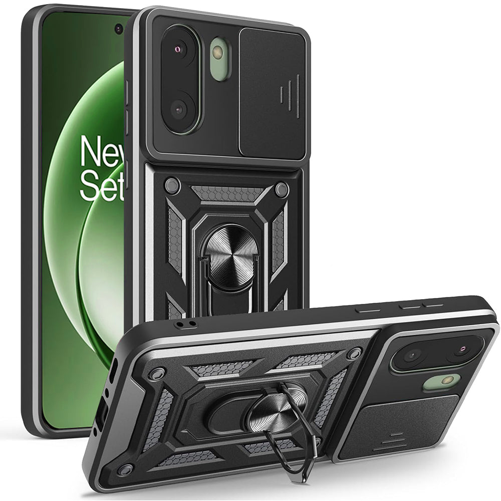 Housse pour OnePlus 15R, Techsuit, CamShield, Noire
