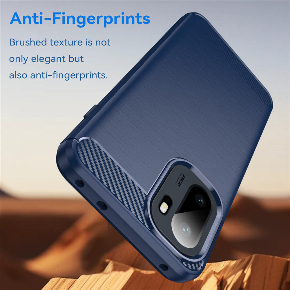 Étui pour OnePlus 15R, Techsuit, Carbone, Bleu