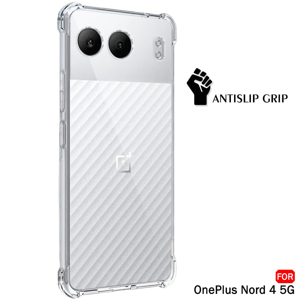 Coque pour OnePlus Nord 4, Techsuit, Antichoc Claire, Transparente