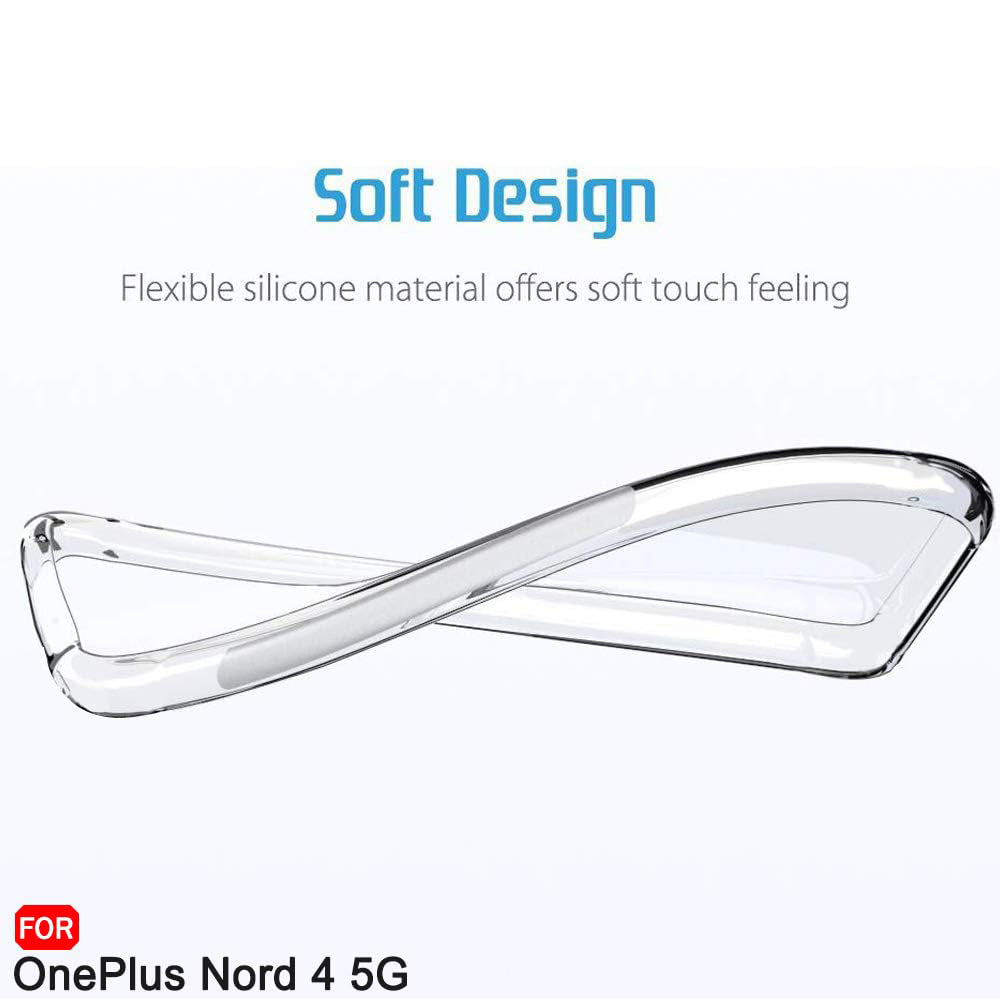 Coque pour OnePlus Nord 4, Techsuit, Antichoc Claire, Transparente