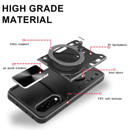 Coque pour OnePlus Nord 5, Techsuit, CamGuard Pro, Noire
