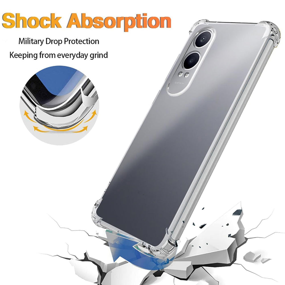 Coque pour OnePlus Nord CE4 Lite, Techsuit, Anti-choc Claire, Transparente