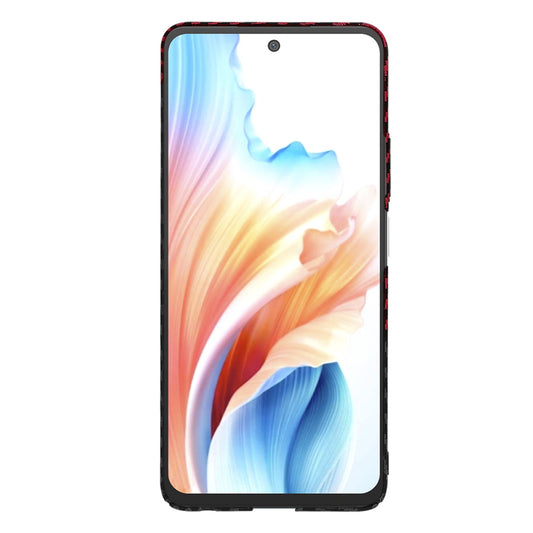 Coque pour OnePlus Nord N30 SE / Oppo A79, Techsuit, Carbonite FiberShell, Noir Rouge