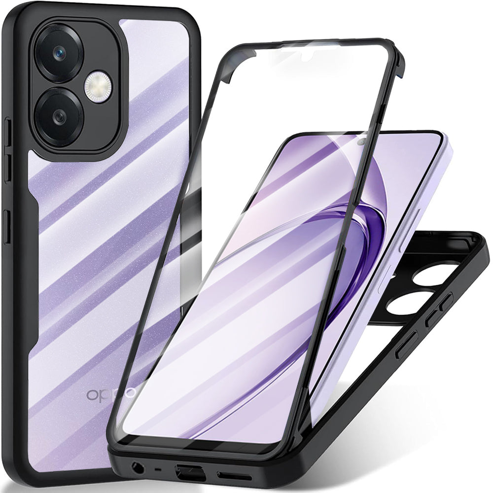 Coque pour Oppo A3 4G / A3, Techsuit, ColorVerse 360, Noire