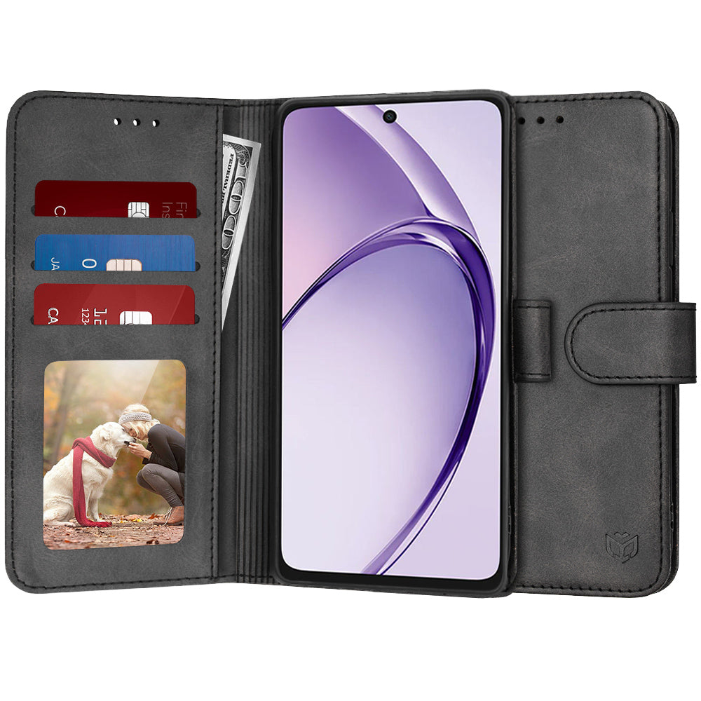 Coque pour Oppo A3 4G / A3, Techsuit, Diary Book, Noire
