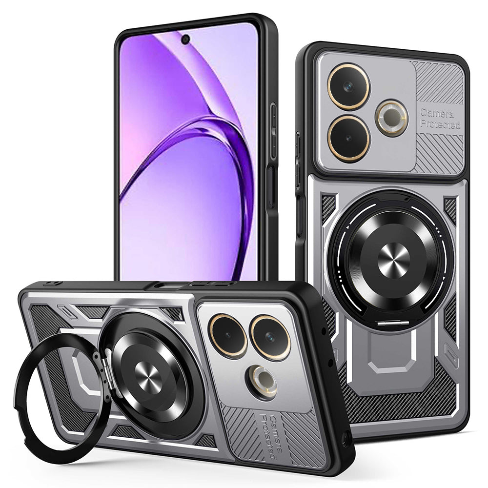 Coque pour Oppo A5 Pro 4G / A5 Pro, Techsuit, RuggedCam, Gris