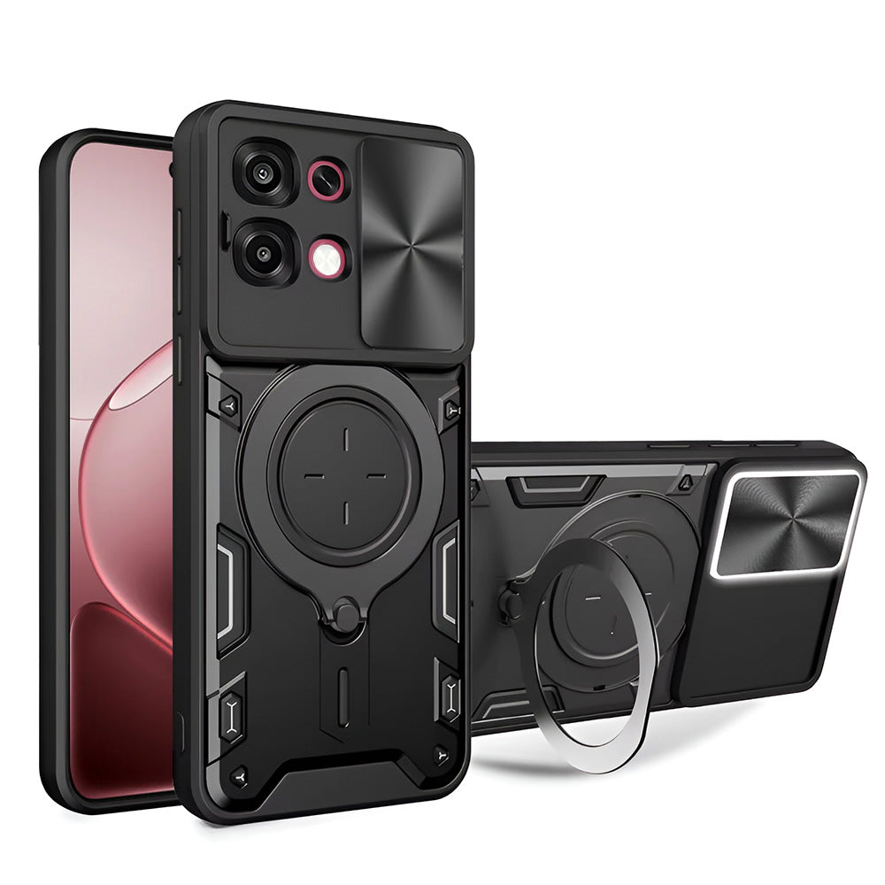 Étui pour Oppo A6 Pro 5G / A6 Pro 4G, Techsuit, CamGuard Pro, Noir
