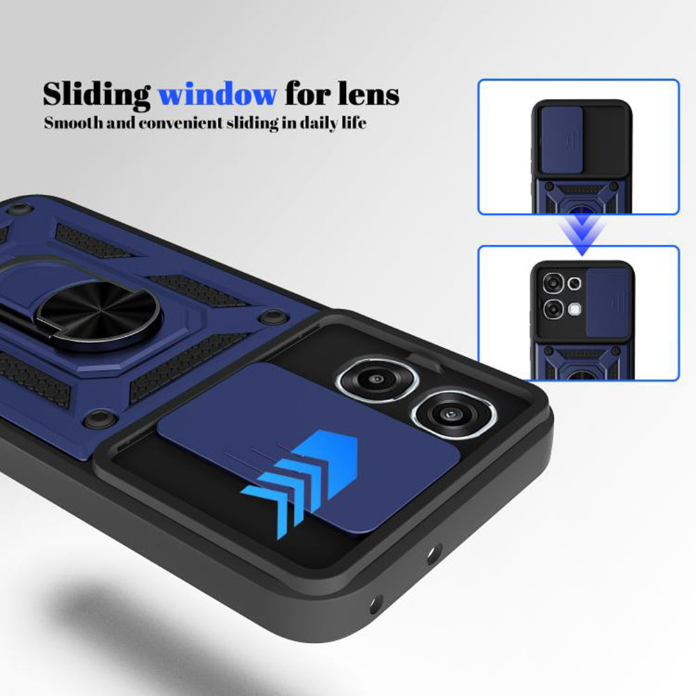 Étui pour Oppo A6 Pro 5G / A6 Pro 4G, Techsuit, CamShield, Bleu