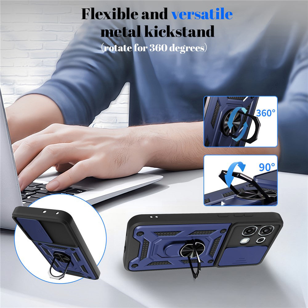 Étui pour Oppo A6 Pro 5G / A6 Pro 4G, Techsuit, CamShield, Noir