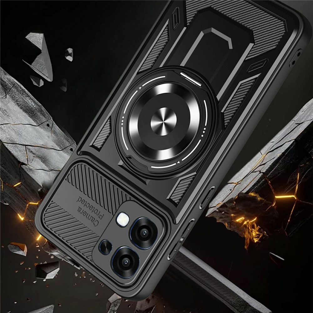 Coque pour Oppo A6 Pro 5G / A6 Pro 4G, Techsuit, RuggedCam, Bleue