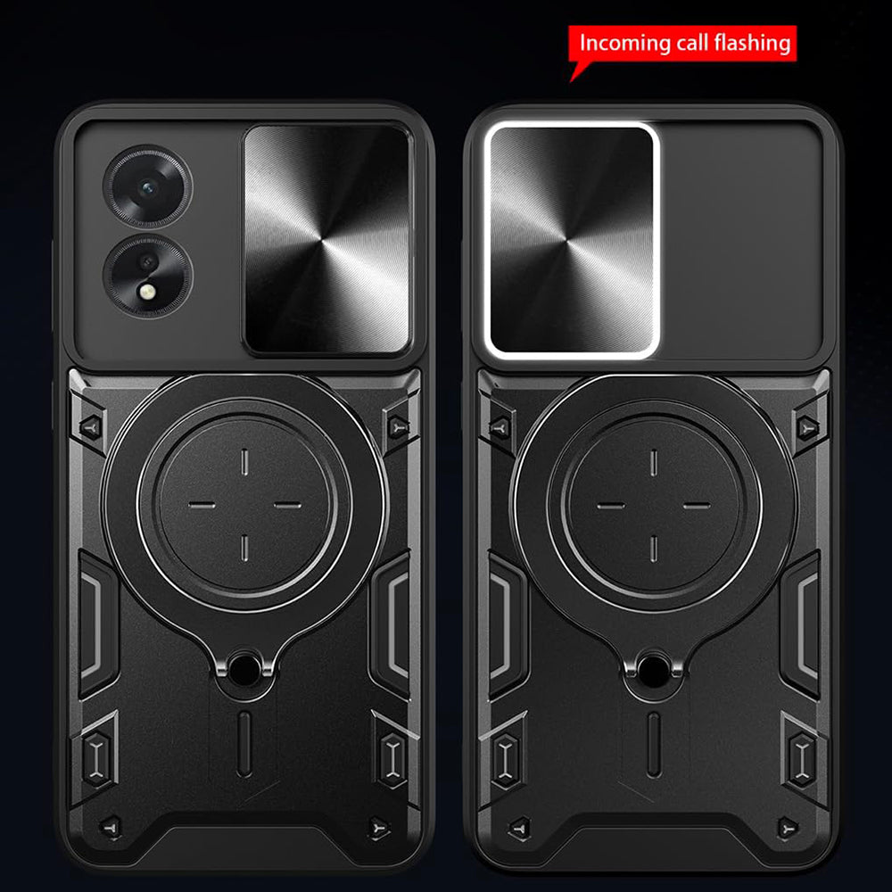 Coque pour Oppo A60, Techsuit, CamGuard Pro, Rouge