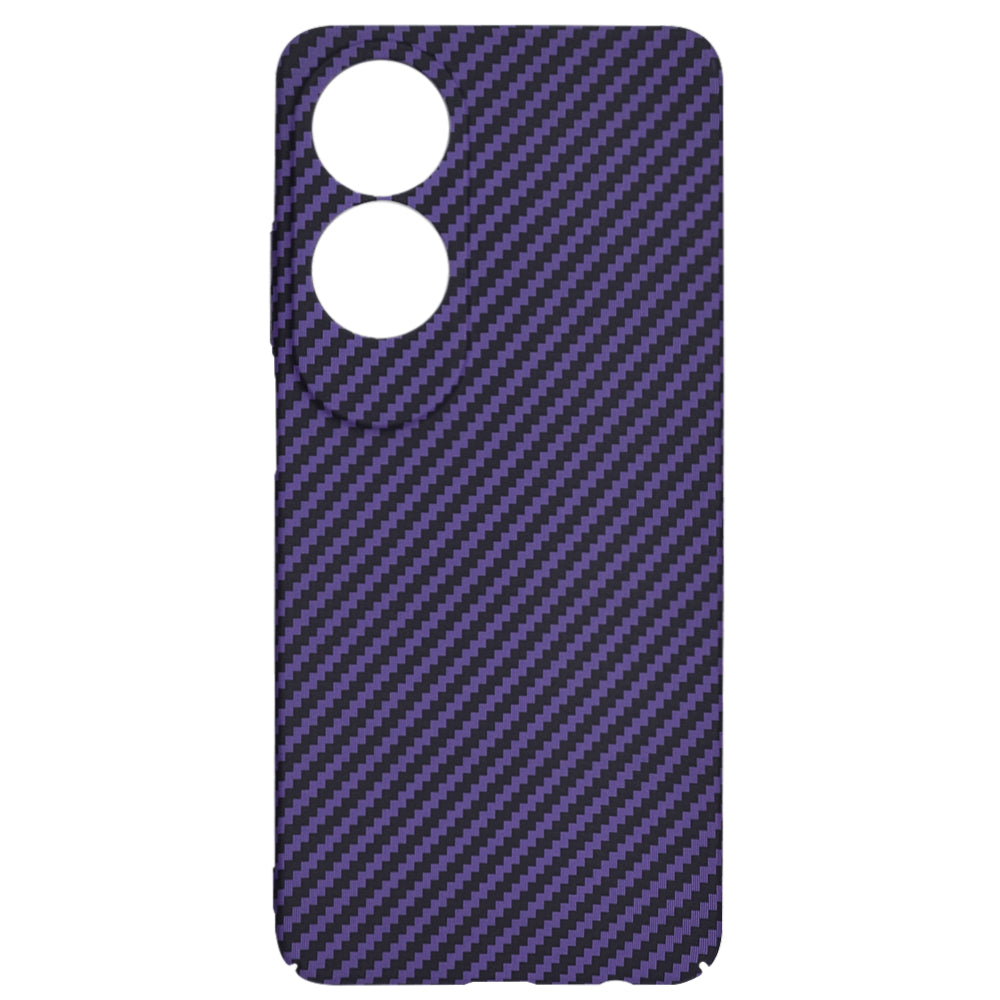 Coque pour Oppo A60, Techsuit, Carbonite FiberShell, Violet