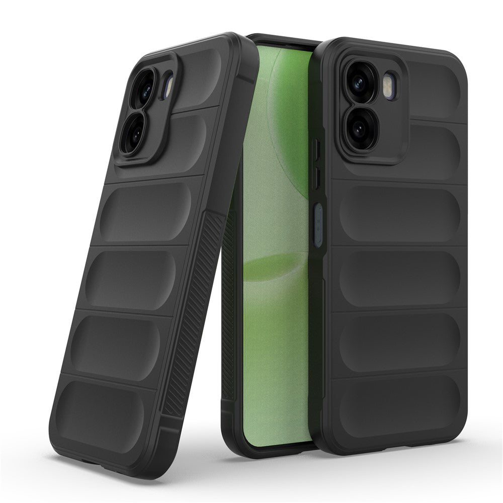 Étui pour Oppo A6x 4G / A6x, Techsuit, Magic Shield, Noir