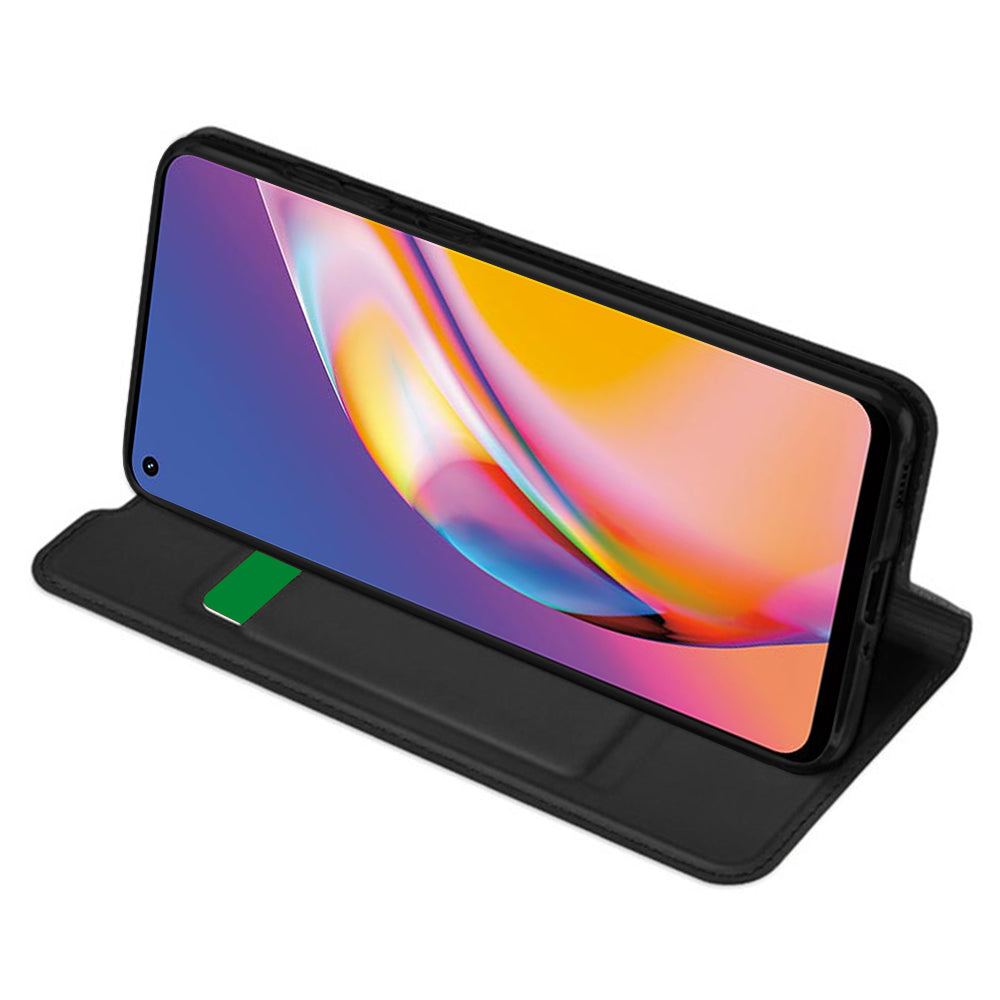 Coque pour Oppo A94 / Reno5 Lite, Techsuit, Magskin Book, Noire