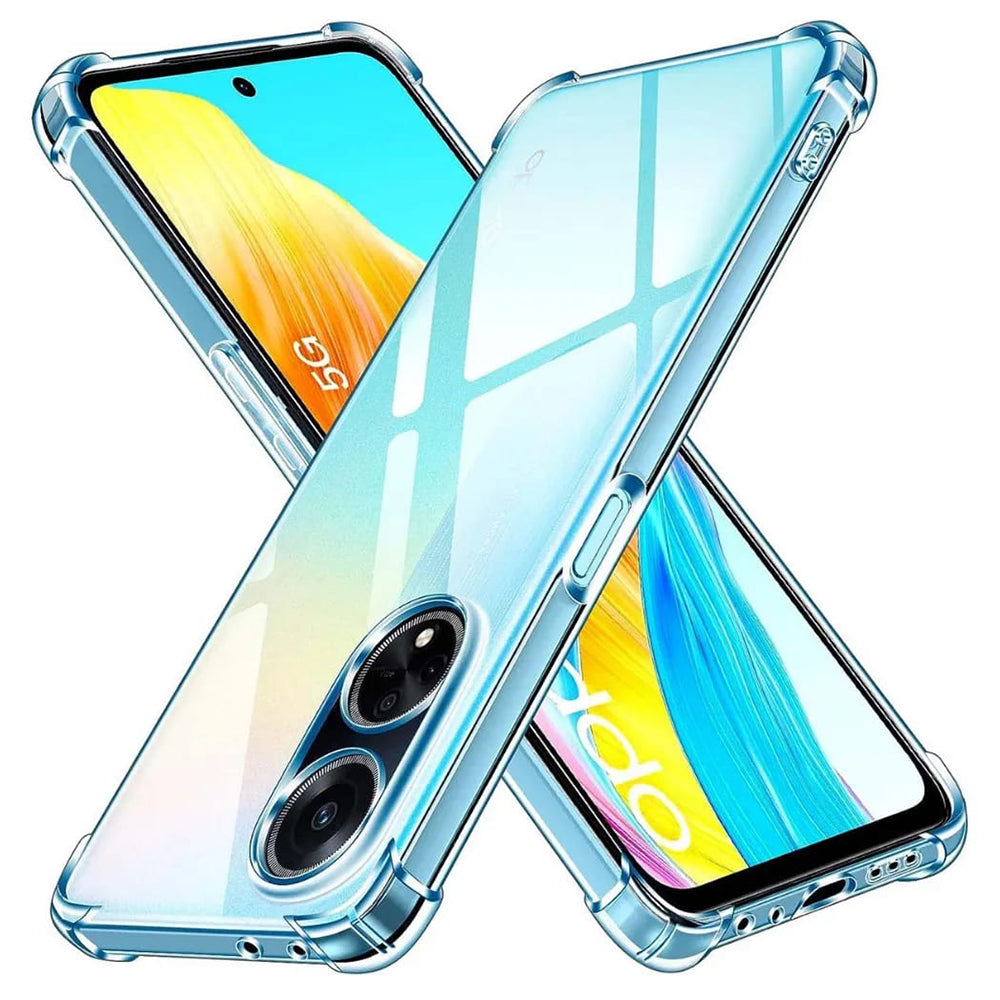 Coque pour Oppo A98, Techsuit, Antichoc Claire, Transparente