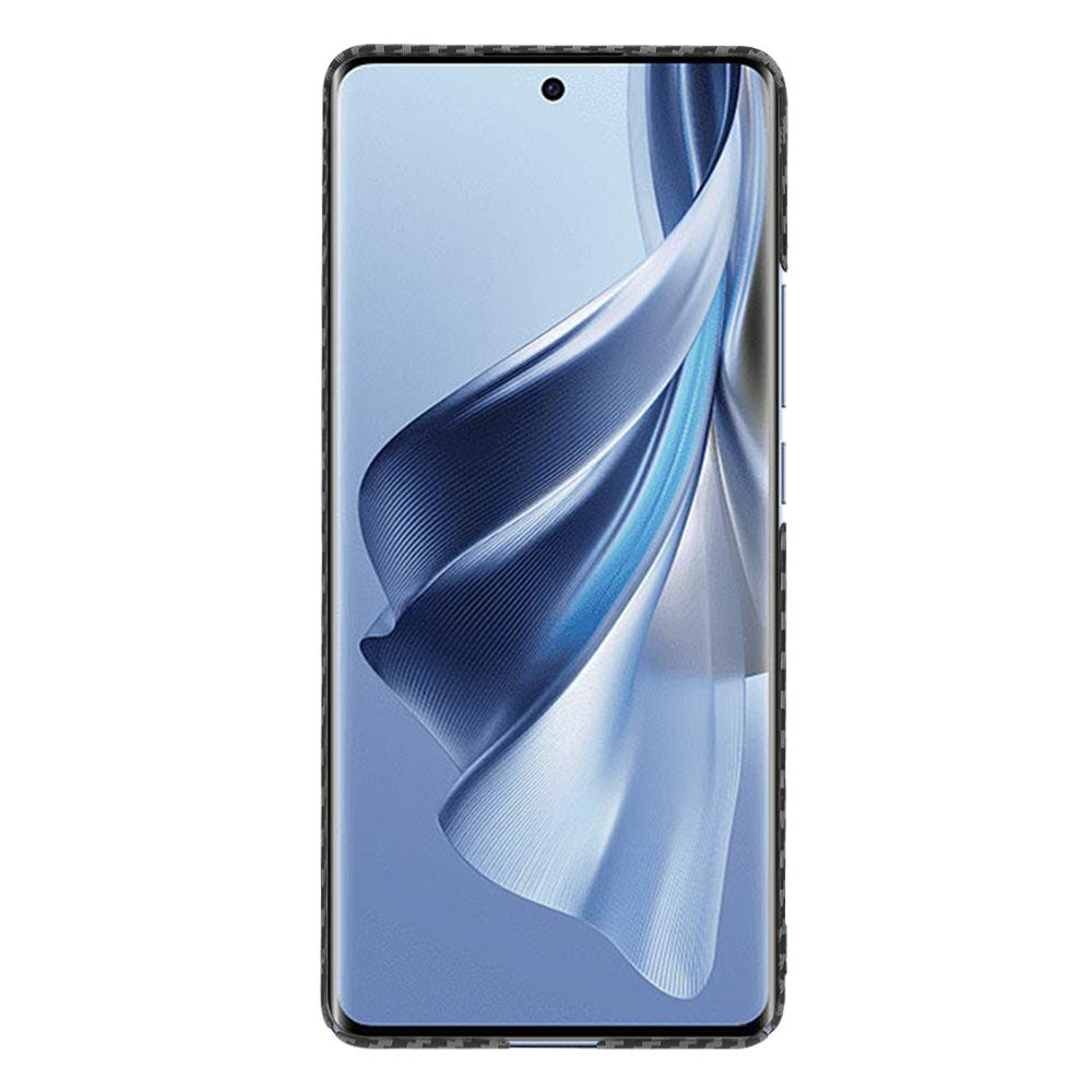 Coque pour Oppo Reno10 / Reno10 Pro, Techsuit, Carbonite FiberShell, Noire