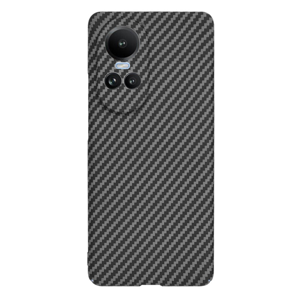 Coque pour Oppo Reno10 / Reno10 Pro, Techsuit, Carbonite FiberShell, Noire
