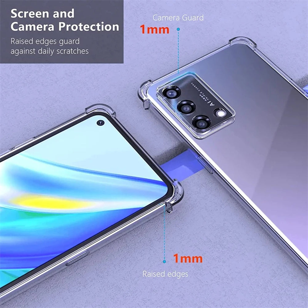 Coque pour Oppo Reno10 / Reno10 Pro, Techsuit, Anti-choc Claire, Transparente