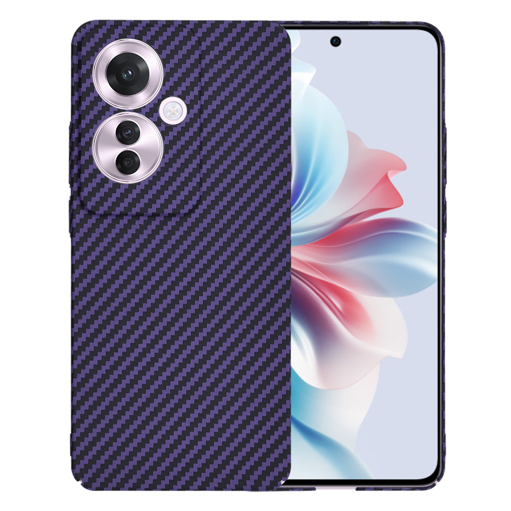 Coque pour Oppo Reno11 F, Techsuit, Carbonite FiberShell, Violet