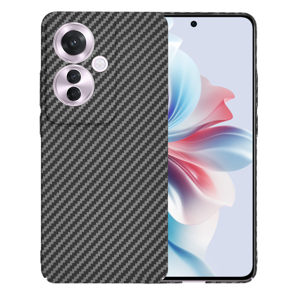 Coque pour Oppo Reno11 F, Techsuit, Carbonite FiberShell, Noire