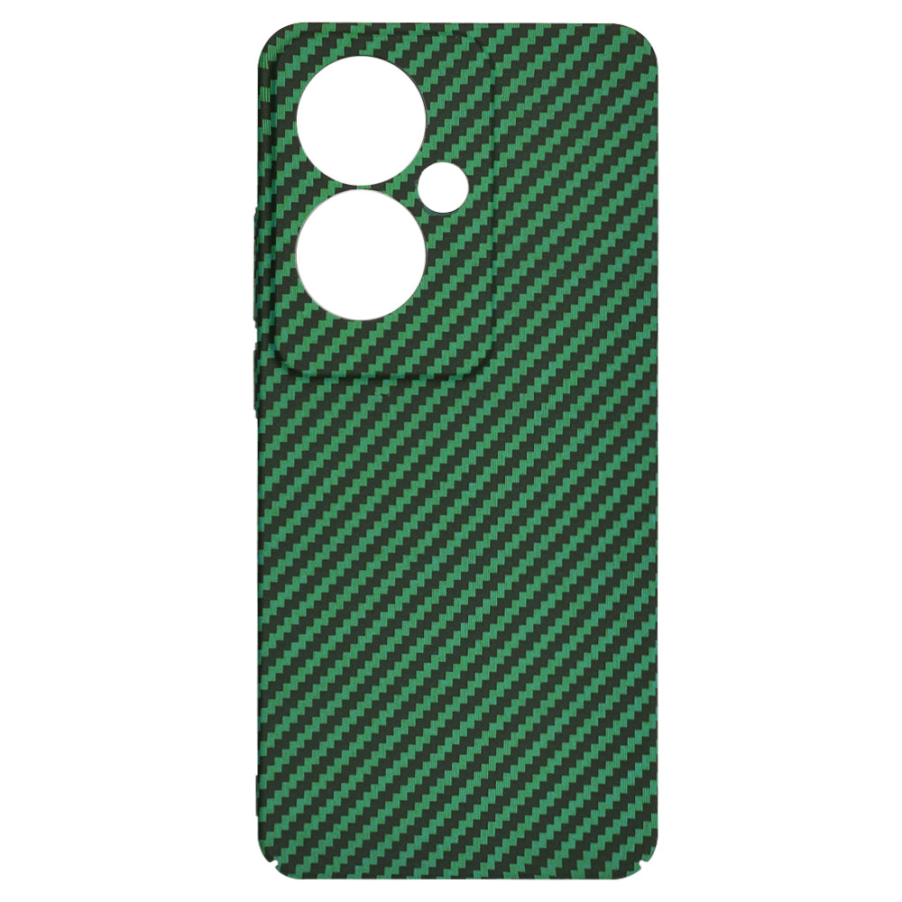Coque pour Oppo Reno11 F, Techsuit, Carbonite FiberShell, Vert