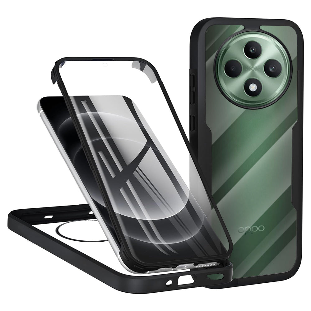Coque pour Oppo Reno12 FS 5G / Reno12 FS 4G / Reno12 F 4G / Reno12 F, Techsuit, ColorVerse 360, Noire