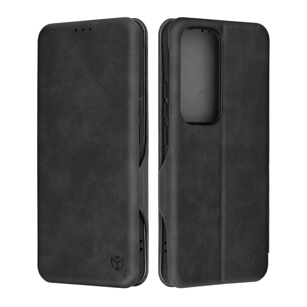 Coque pour Oppo Reno12 Pro, Techsuit, Safe Wallet Plus, Noire