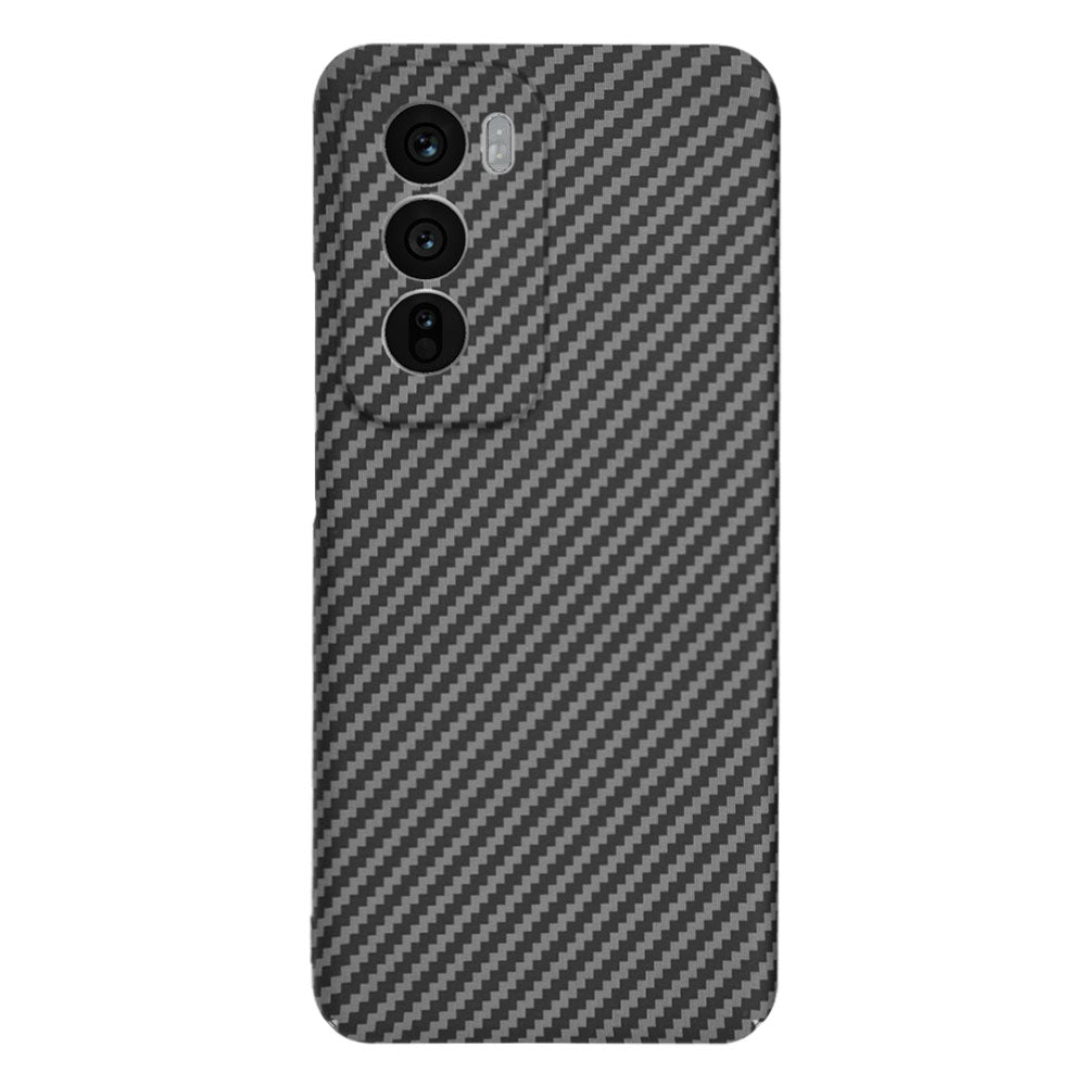 Coque pour Oppo Reno12, Techsuit, Carbonite FiberShell, Noire