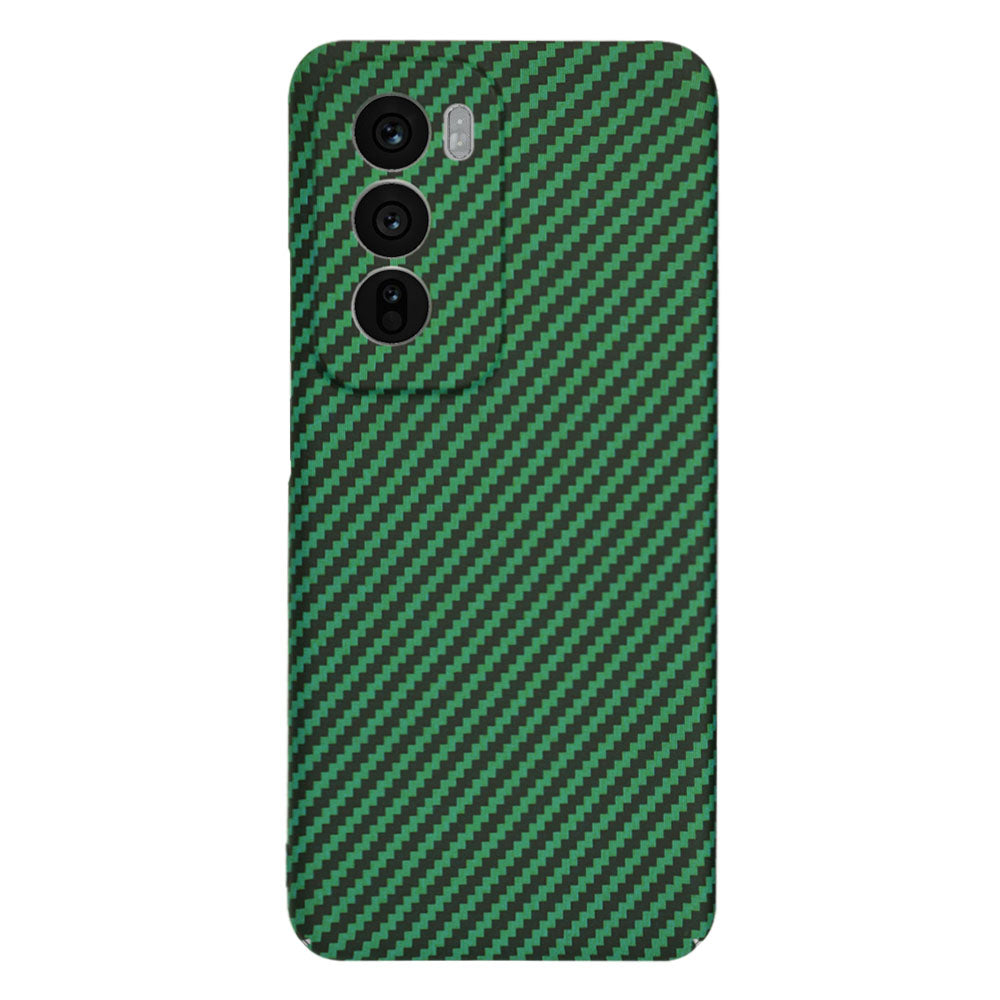 Coque pour Oppo Reno12, Techsuit, Carbonite FiberShell, Vert