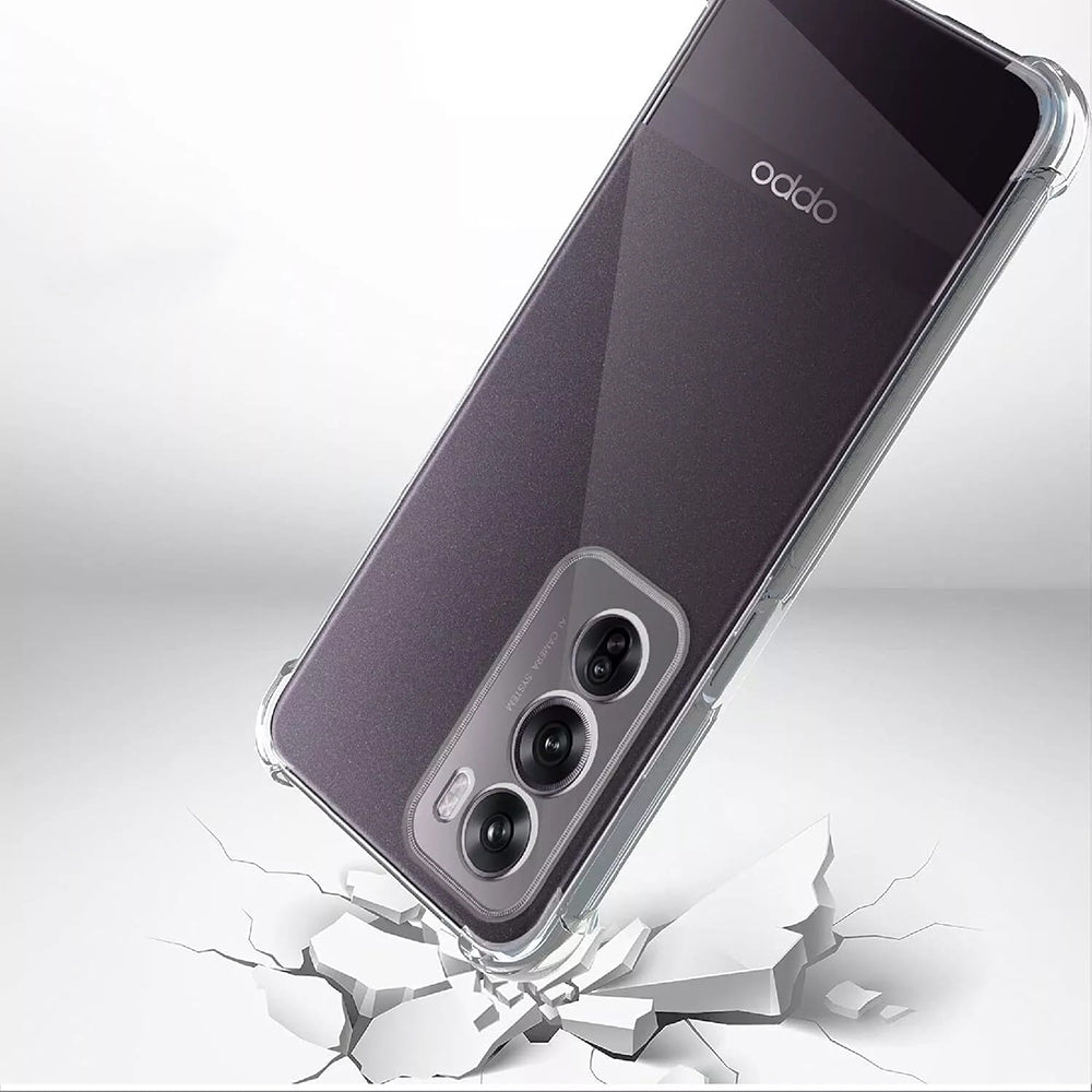 Coque pour Oppo Reno12, Techsuit, Antichoc Claire, Transparente