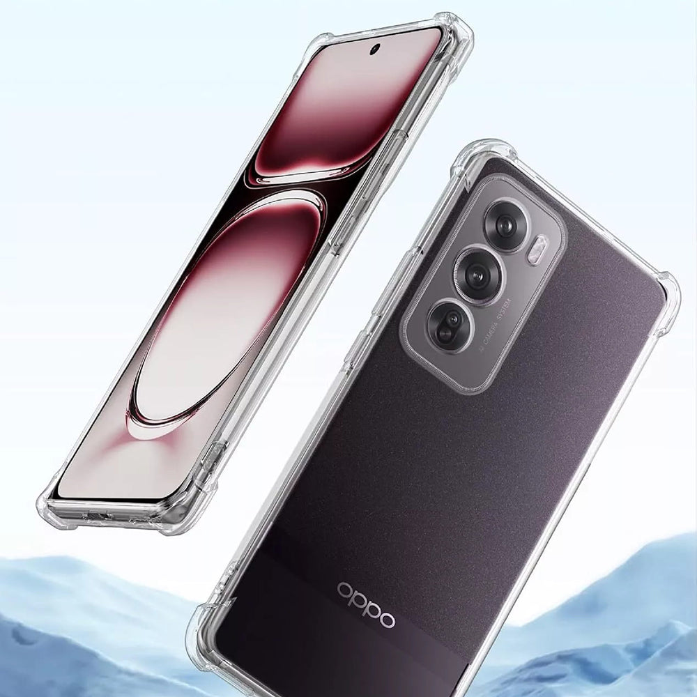 Coque pour Oppo Reno12, Techsuit, Antichoc Claire, Transparente