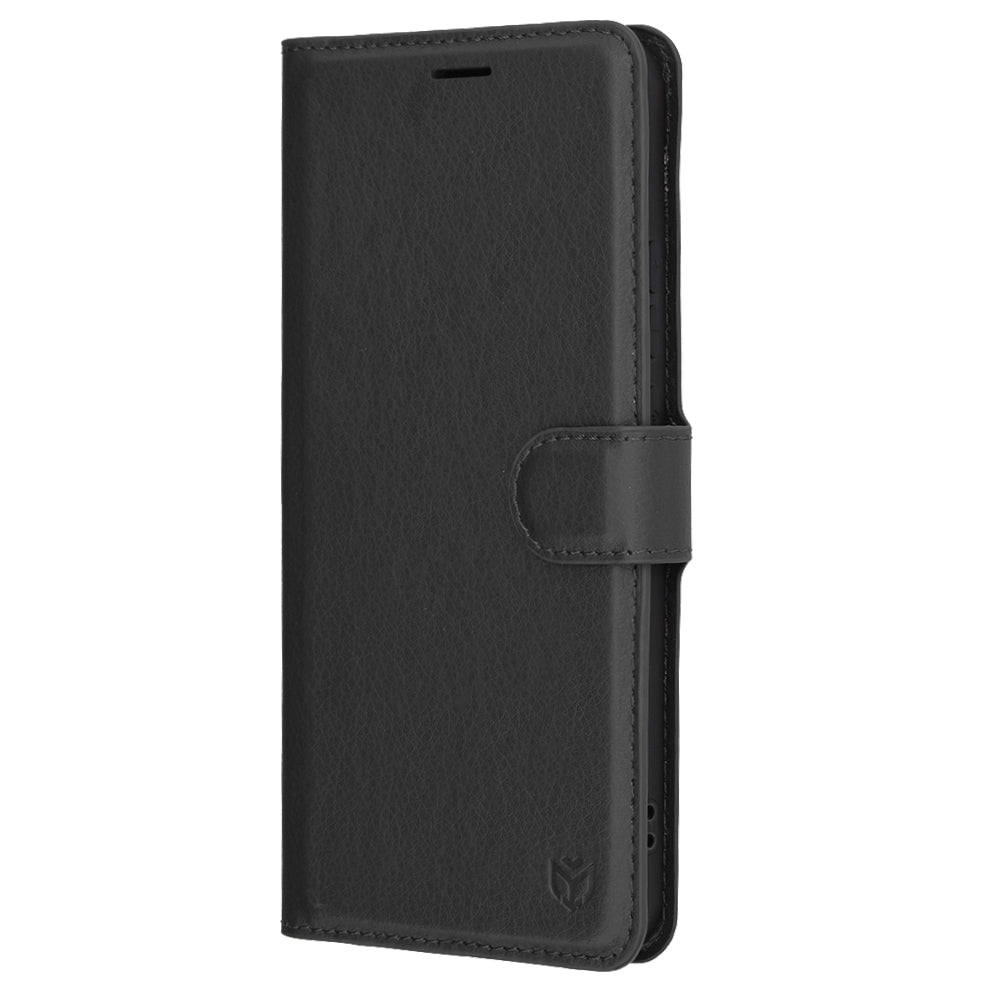 Coque pour Oppo Reno13 Pro, Techsuit, Leather Folio, Noire