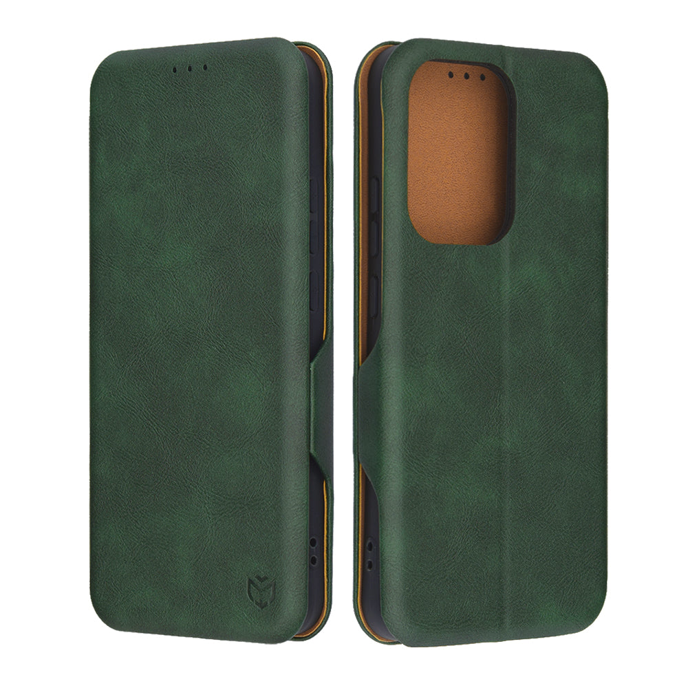 Coque pour Oppo Reno13 Pro, Techsuit, Safe Wallet Plus, Vert