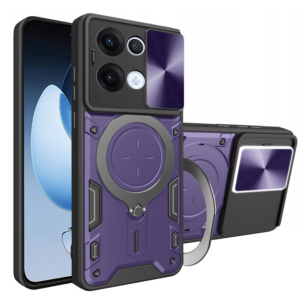 Coque pour Oppo Reno13, Techsuit, CamGuard Pro, Violet