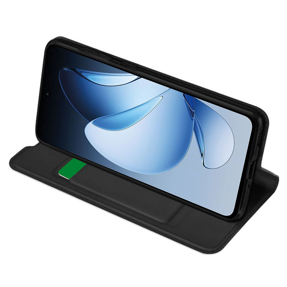 Coque pour Oppo Reno13, Techsuit, Magskin Book, Noire