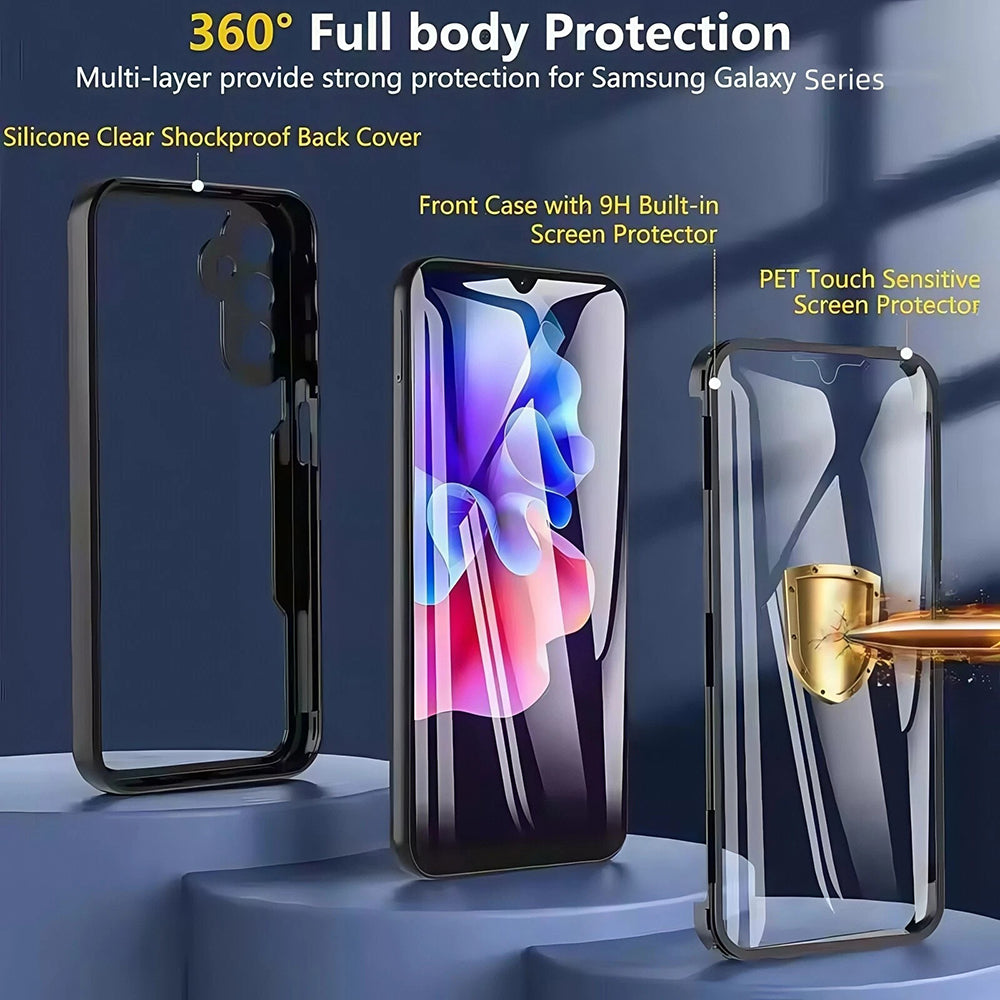 Case for Oppo Reno14, Techsuit, ColorVerse 360, Blue