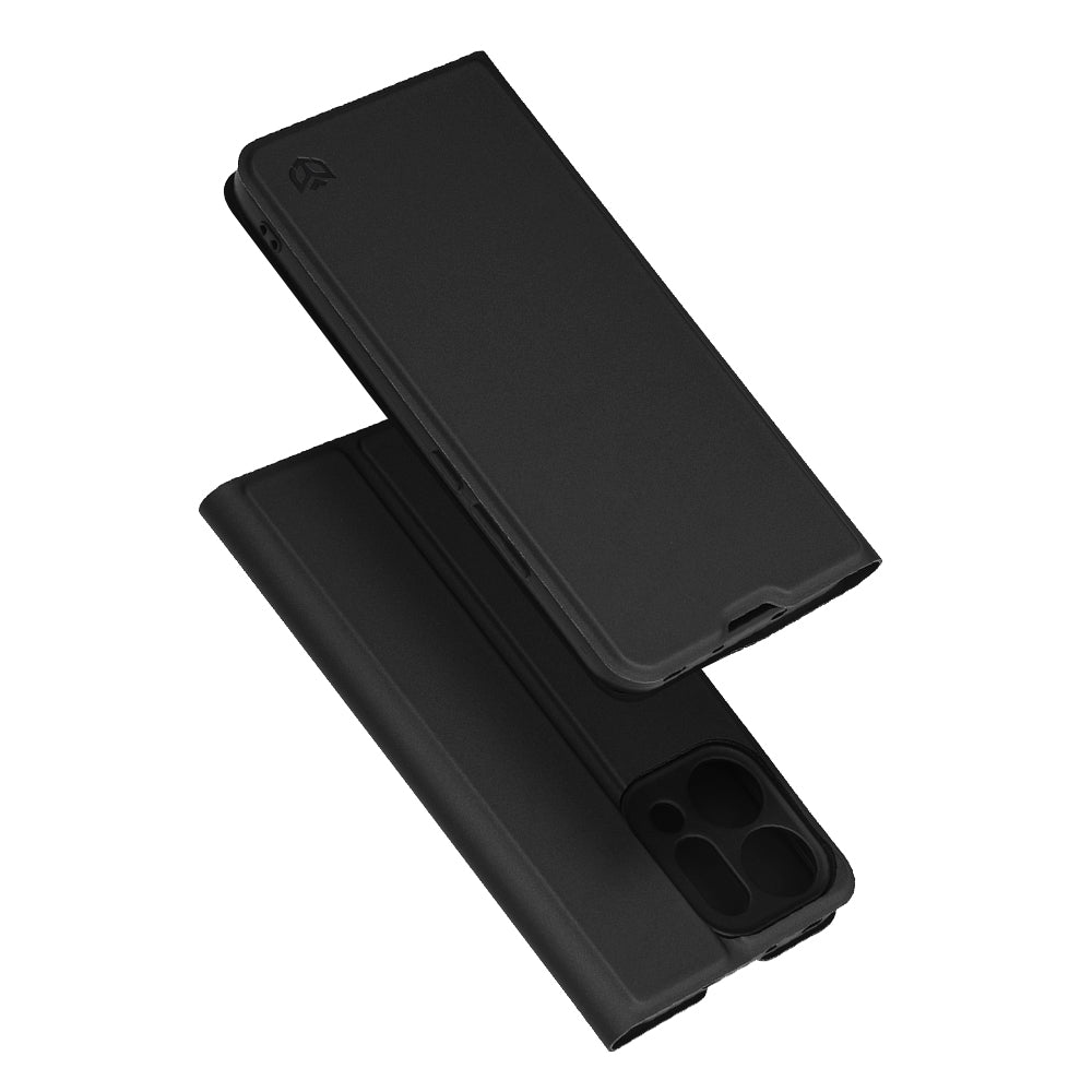 Étui pour Oppo Reno14, Techsuit, Magskin Book, Noir
