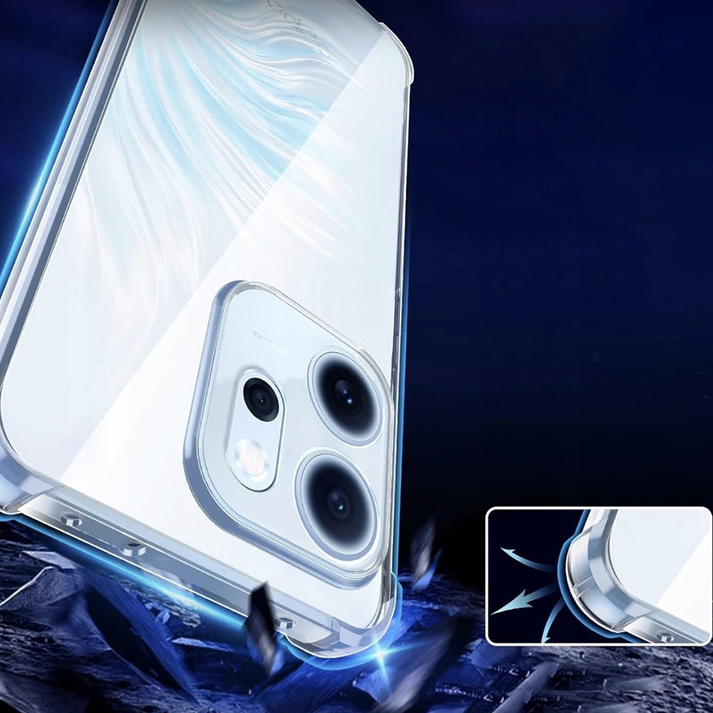 Étui pour Oppo Reno15 FS / Reno15 F, Techsuit, Shockproof Clear, Transparent