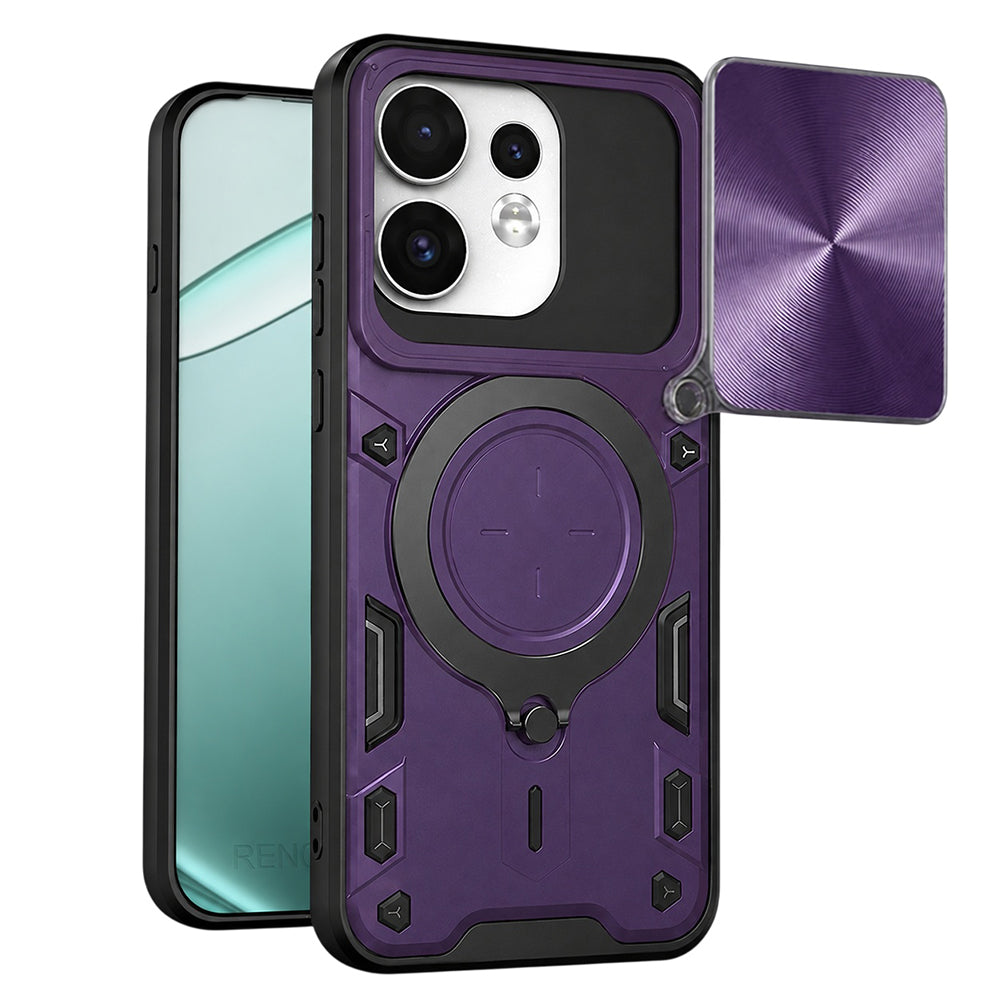 Coque pour Oppo Reno16 / Reno16 Pro, Techsuit, CamGuard Pro, Violet