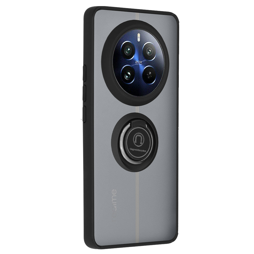 Coque pour Realme 12 Pro / 12 Pro+, Techsuit, Glinth, Noire