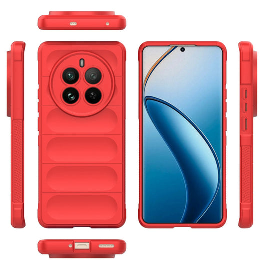 Coque pour Realme 12 Pro / 12 Pro+, Techsuit, Magic Shield, Rouge