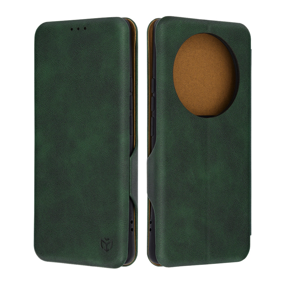 Coque pour Realme 12 Pro / 12 Pro+, Techsuit, Safe Wallet Plus, Vert
