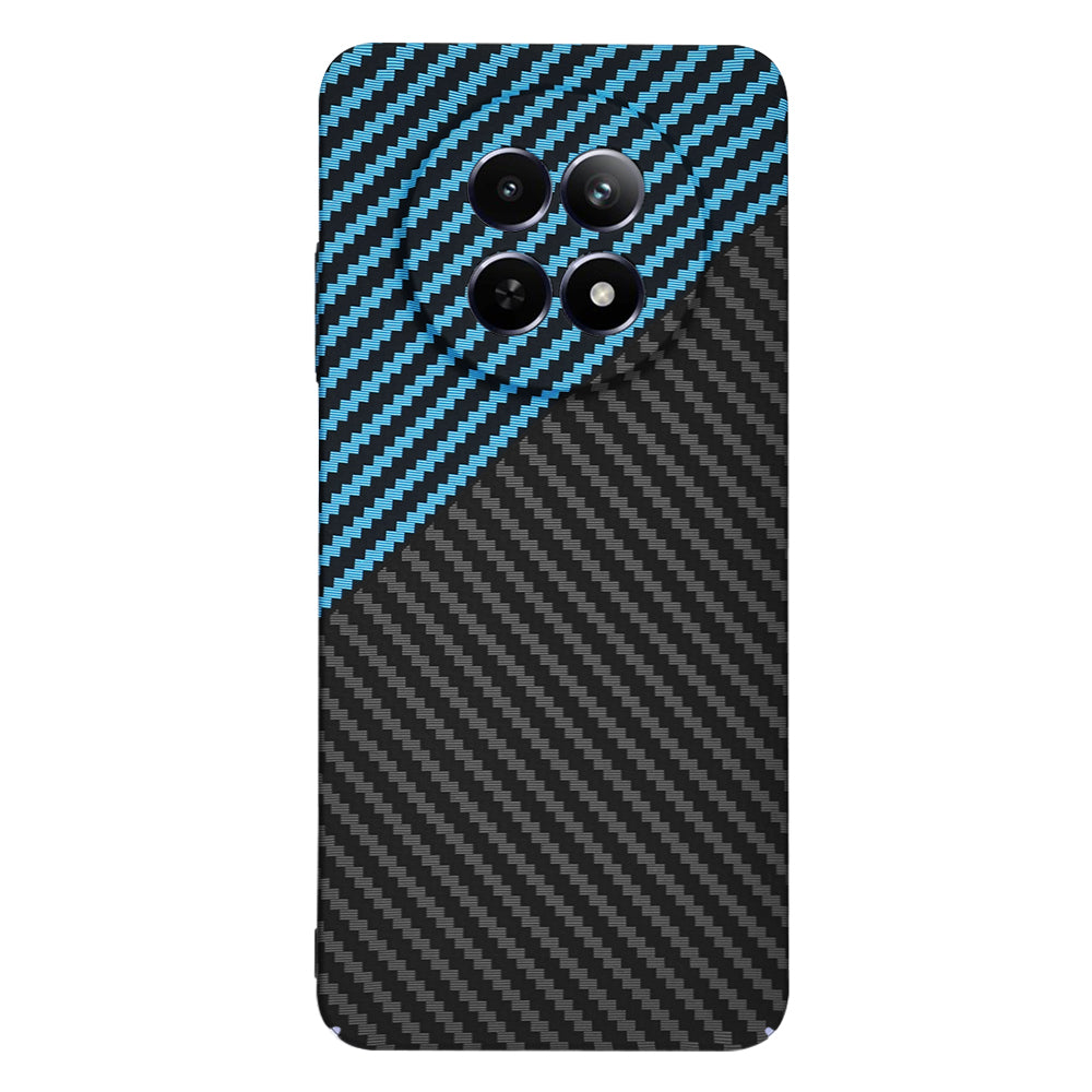 Coque pour Realme 12x / 12, Techsuit, Carbonite FiberShell, Noir Bleu